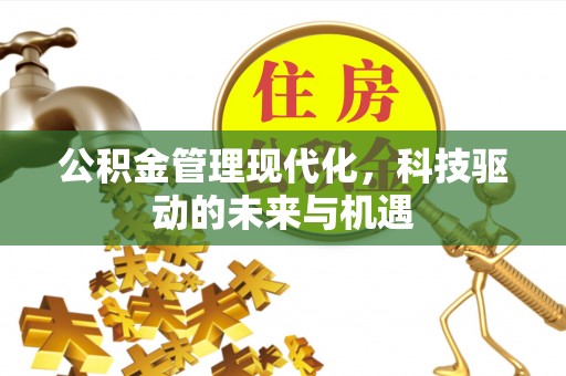 潮安公积金管理现代化，科技驱动的未来与机遇