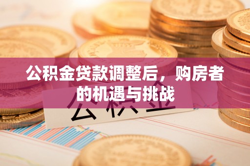 潮安公积金贷款调整后，购房者的机遇与挑战