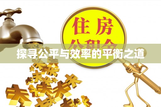 潮安探寻公平与效率的平衡之道