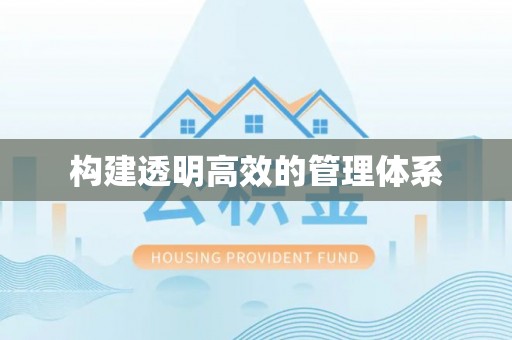 潮安构建透明高效的管理体系