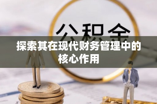 潮安探索其在现代财务管理中的核心作用