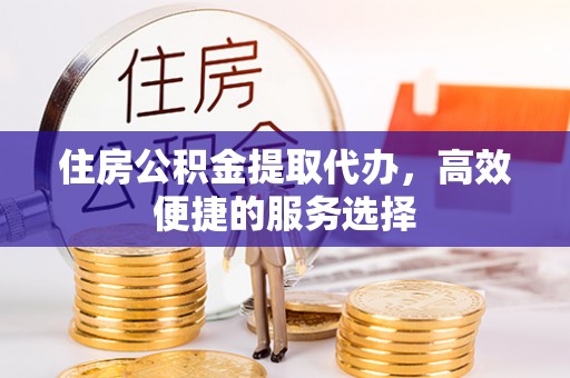 潮安住房公积金提取代办，高效便捷的服务选择