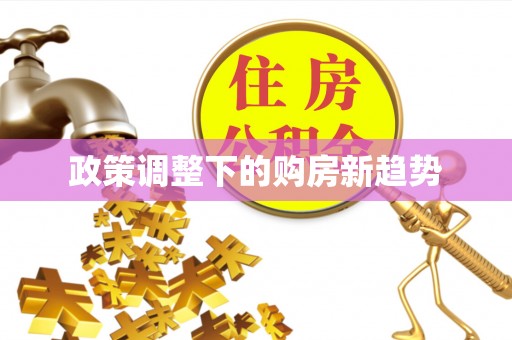 潮安政策调整下的购房新趋势
