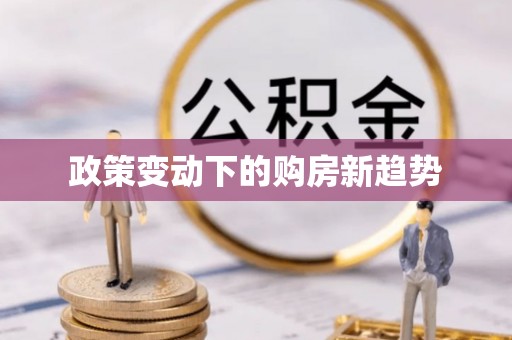 潮安政策变动下的购房新趋势