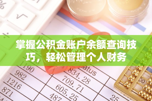 潮安掌握公积金账户余额查询技巧，轻松管理个人财务