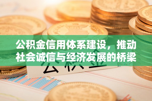 潮安公积金信用体系建设，推动社会诚信与经济发展的桥梁