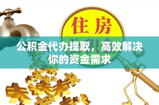 潮安公积金代办提取，高效解决你的资金需求