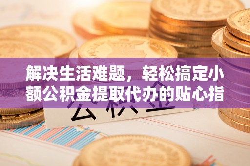 潮安解决生活难题，轻松搞定小额公积金提取代办的贴心指南