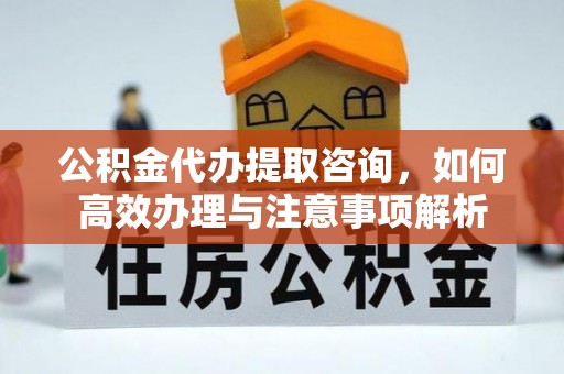 潮安公积金代办提取咨询，如何高效办理与注意事项解析